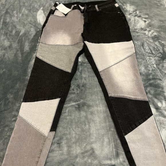 Multi colored jeans - Picture 1 of 3